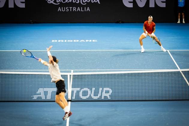 Brisbane International Tennis Tournament, Day Two, Queensland Tennis Centre, Brisbane, Australia - 01 Jan 2024  Copyright: xBenxSymons Shutterstockx 14279941v