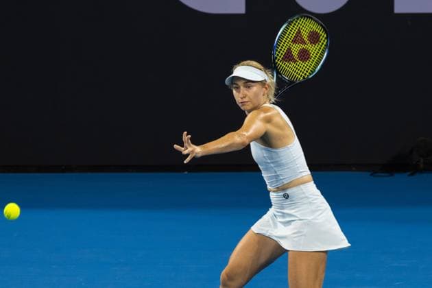 Daria Saville from Australia Brisbane International Tennis Tournament, Day Two, Queensland Tennis Centre, Brisbane, Australia - 01 Jan 2024  Copyright: xBenxSymons Shutterstockx 14279941ge