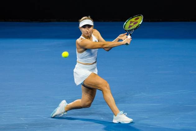 Daria Saville from Australia Brisbane International Tennis Tournament, Day Two, Queensland Tennis Centre, Brisbane, Australia - 01 Jan 2024  Copyright: xBenxSymons Shutterstockx 14279941gc