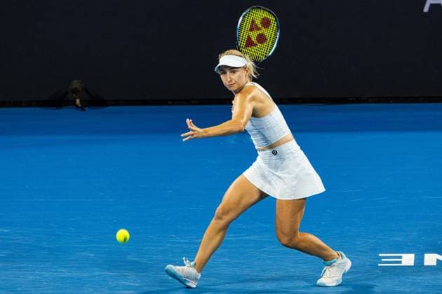 Daria Saville from Australia Brisbane International Tennis Tournament, Day Two, Queensland Tennis Centre, Brisbane, Australia - 01 Jan 2024  Copyright: xBenxSymons Shutterstockx 14279941gg