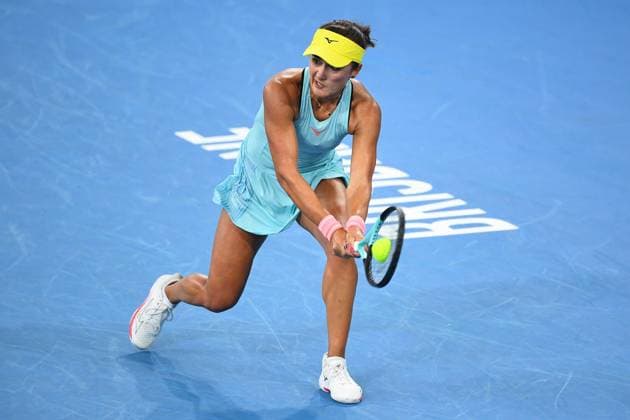 TENNIS BRISBANE INTERNATIONAL, Arina Rodionova of Australia in action against Sofia Kenin of the USA during their match on Day 3 of the 2024 Brisbane International at the Queensland Tennis Centre in Brisbane, Tuesday, January 2, 2024. ( NO ARCHIVING, EDITORIAL USE ONLY, NO USE IN BOOKS WITHOUT CONSENT BRISBANE QUEENSLAND AUSTRALIA  Copyright: xJONOxSEARLEx 20240102001884153107