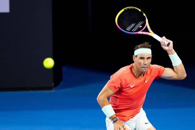 Rafael Nadal Brisbane International Tennis Tournament, Day Three, Queensland Tennis Centre, Brisbane, Australia - 02 Jan 2024  Copyright: xBenxSymons Shutterstockx 14279942hc