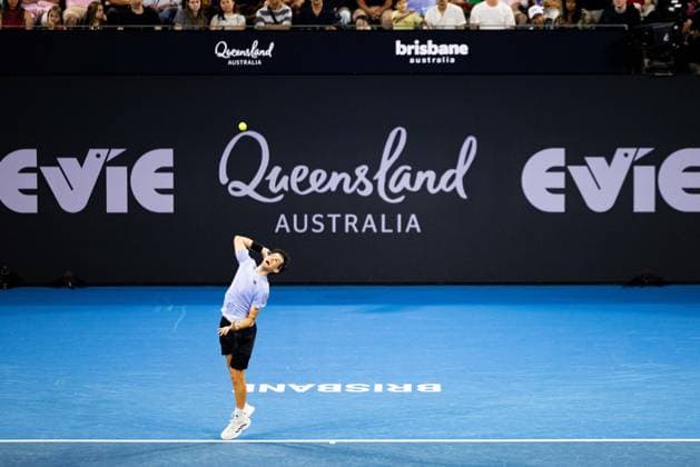 Dominic Thiem Brisbane International Tennis Tournament, Day Three, Queensland Tennis Centre, Brisbane, Australia - 02 Jan 2024  Copyright: xBenxSymons Shutterstockx 14279942it