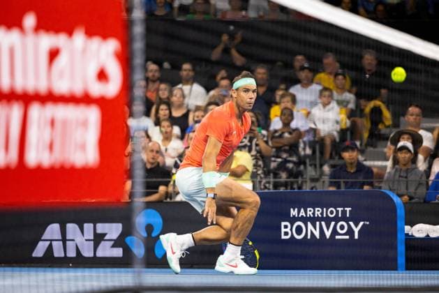 Rafael Nadal Brisbane International Tennis Tournament, Day Three, Queensland Tennis Centre, Brisbane, Australia - 02 Jan 2024  Copyright: xBenxSymons Shutterstockx 14279942ir