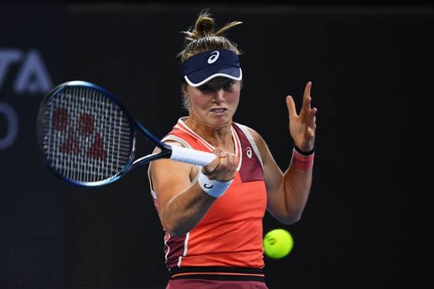 TENNIS BRISBANE INTERNATIONAL, Olivia Gadecki of Australia in action against Kimberly Birrell of Australia during their match on Day 3 of the 2024 Brisbane International at the Queensland Tennis Centre in Brisbane, Tuesday, January 2, 2024. ( NO ARCHIVING, EDITORIAL USE ONLY, NO USE IN BOOKS WITHOUT CONSENT BRISBANE QUEENSLAND AUSTRALIA  Copyright: xJONOxSEARLEx 20240102001884206413
