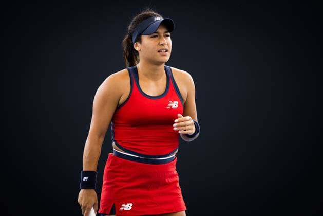 Heather Watson looks on during the Semi Finals Brisbane international 5th January 2024 Brisbane International Tennis Tournament, Day Six, Queensland Tennis Centre, Brisbane, Australia - 05 Jan 2024  Copyright: xBenxSymons Shutterstockx 14282841bz