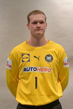 Goalkeeper David Spaeth Germany 1 , DHB Media Day Brunsbuettel , Handball, Deutscher Handball Bund, DHB, 05 01 2024 Brunsbuettel Schleswig Holstein Germany Copyright: xkolbert-press BurghardxSchreyerx