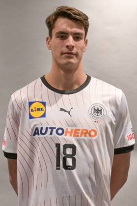 Julian Koester Germany 18 , DHB Media Day Brunsbuettel , Handball, Deutscher Handball Bund, DHB, 05 01 2024 Brunsbuettel Schleswig Holstein Germany Copyright: xkolbert-press BurghardxSchreyerx