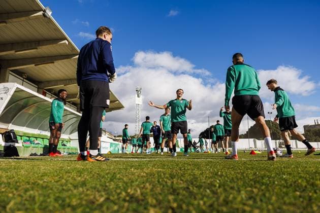 Torremolinos, FC Dordrecht in Torremolinos 5-1-2024, 05-01-2024, Dutch Keuken Kampioen Divisie, season 2023-2024. FC Dordrecht trains at El Pozuelo. Middle: JOP VAN DER AVERT FC Dordrecht in Torremolinos 5-1-2024  x23716991x Copyright: