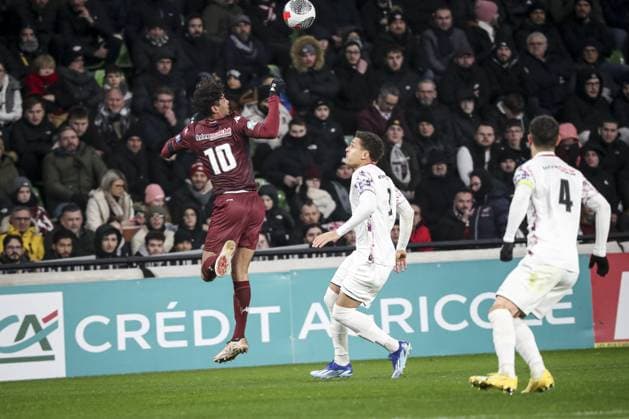 ATTA ARTHUR 10 FOOTBALL : Metz vs Clermont FOOT 63 - Coupe De France - 05 01 2024 ElyxandroCegarra Panoramic 