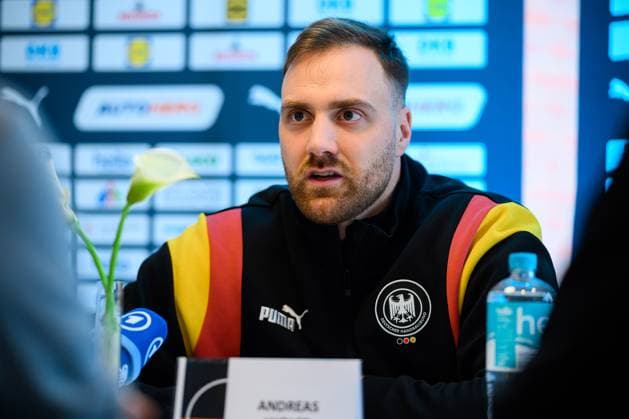 Handball, Men Germany Press conference Media appointment Goalkeeper Andreas Wolff Germany Brunsbüttel Elbforum Germany