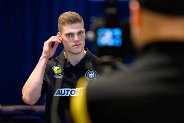 Handball, Mens Germany Press conference Media event Martin Hanne Germany Brunsbüttel Elbforum Germany