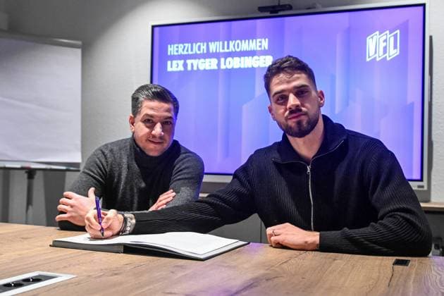 2 Bundesliga VfL Osnabrück sign Lex Tyger Lobinger on 05 01 2024 at the Bremer Brücke in Osnabrück Lex Tyger Lobinger joins VfL Osnabrück MT