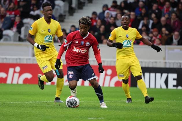 Football, Coupe de France, OSC Lille - Golden Lion St. Joseph