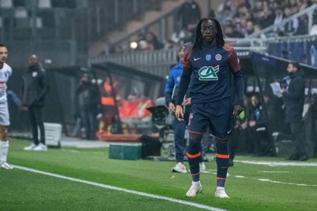 Tanguy Coulibaly (Montpellier HSC) FOOTBALL : Amiens SC vs Montpellier HSC - Coupe de France - 32e de Finale - 06 01 2024 BaptisteAutissier Panoramic 