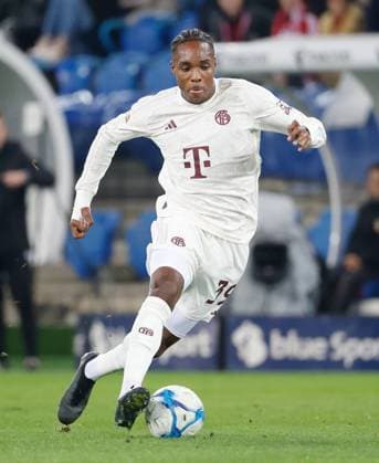 FC Basel FC Bayern Muenchen Mathys Tel Bayern 06 01 2024 St Jakob Park Basel , SWITZERLAND, Season 2023 2024 Men Soccer Friendly Match FC Basel FC Bayern Muenchen Mathys Tel Bayern