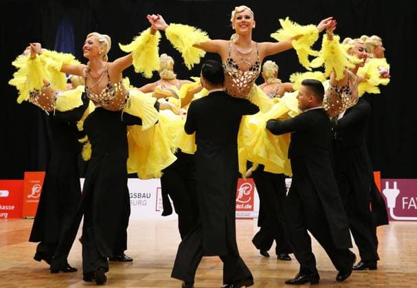 06 01 2024, Germany, Ludwigsburg, Dancing 1 Bundesliga Standard Formation, 1 TC Ludwigsburg A Team