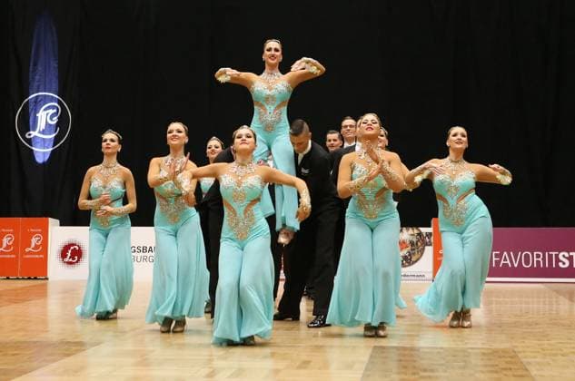 06 01 2024, Germany, Ludwigsburg, Dancing 1 Bundesliga Standard Formation, Boston Club Düsseldorf A
