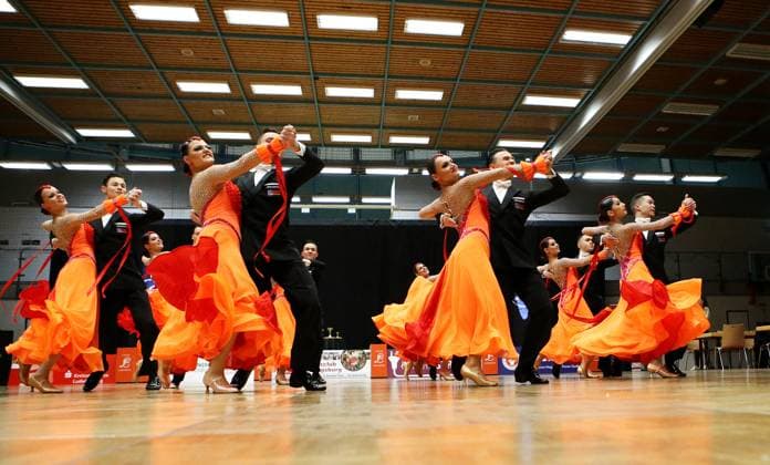 06 01 2024, Germany, Ludwigsburg, Dancing 1 Bundesliga Standard Formation, Braunschweiger TSC A