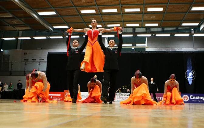 06 01 2024, Germany, Ludwigsburg, Dancing 1 Bundesliga Standard Formation, Braunschweiger TSC A