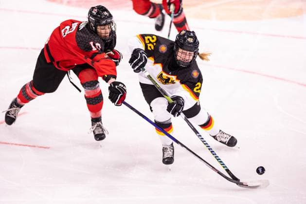 Ice Hockey, U18 World Championship Women, Canada - Germany