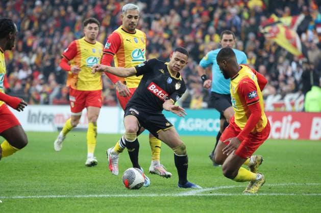 VANDERSON (Monaco) lors du match de Coupe de France entre le RC Lens et Monaco, stade Bollaert-Delelis, le 7 janvier 2024 FOOTBALL : RC LENS vs MONACO - COUPE DE FRANCE - 07 01 2024 LaurentSanson Panoramic 
