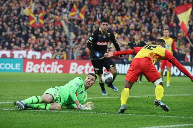 Radoslaw MAJEKI (Monaco) lors du match de Coupe de France entre le RC Lens et Monaco, stade Bollaert-Delelis, le 7 janvier 2024 FOOTBALL : RC LENS vs MONACO - COUPE DE FRANCE - 07 01 2024 LaurentSanson Panoramic 