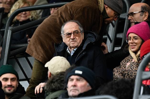 Noel Le Graet attends the French Cup match between EA Guingamp and Stade Rennais at Stade du Roudourou on January 07, 2024 in Guingamp, France. ( Photo by federico pestellini panoramic ) - FOOTBALL : Guingamp vs Rennes - Coupe de France - 07 01 2024 FedericoPestellini Panoramic 