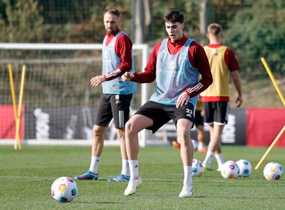 08 01 2024 Soccer 2 Soccer Bundesliga Season 2023 2024 1 FC Nuremberg FCN Club Training Camp Winter Winter Training Camp Marbella Spain Sports Photo Zink DaMa xdaxmax Marcel Wenig 33, 1 FC Nuremberg FCN