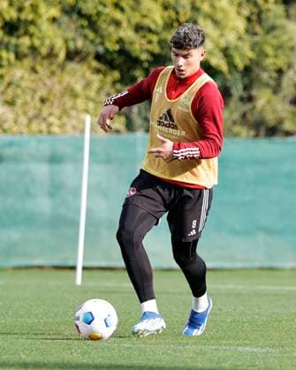 08 01 2024 Soccer 2 Soccer Bundesliga Season 2023 2024 1 FC Nuremberg FCN Club Training Camp Winter Winter Training Camp Marbella Spain Sports Photo Zink DaMa xdaxmax Taylan Duman 8, 1 FC Nuremberg FCN