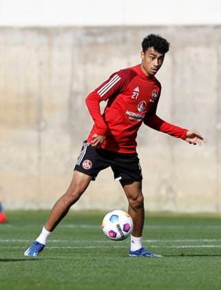 08 01 2024 Soccer 2 Soccer Bundesliga Season 2023 2024 1 FC Nuremberg FCN Club Training Camp Winter Winter Training Camp Marbella Spain Sports Photo Zink DaMa xdaxmax Nathaniel Brown 27, 1 FC Nuremberg FCN