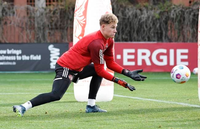 08 01 2024 Soccer 2 Soccer Bundesliga Season 2023 2024 1 FC Nuremberg FCN Club Training Camp Winter Winter Training Camp Marbella Spain Sportfoto Zink DaMa xdaxmax Nicolas Ortegel 1 FC Nuremberg FCN