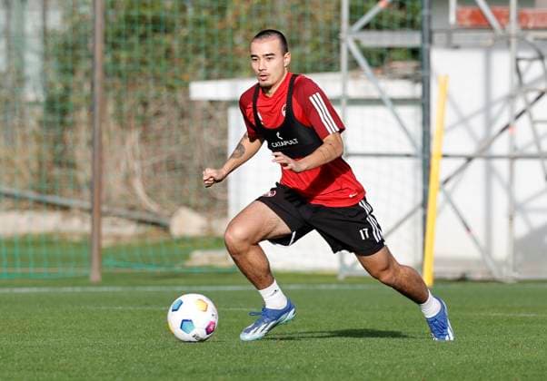 08 01 2024 Soccer 2 Soccer Bundesliga Season 2023 2024 1 FC Nuremberg FCN Club Training Camp Winter Winter Training Camp Marbella Spain Sportfoto Zink DaMa xdaxmax Jens Castrop 17, 1 FC Nuremberg FCN