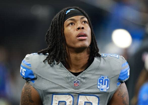 Minnesota Vikings vs Detroit Lions Detroit Lions running back Jahmyr Gibbs (26) is seen during the second half of an NFL, American Football Herren, USA football game between the Minnesota Vikings and the Detroit Lions in Detroit, Michigan USA, on Sunday, January 7, 2024. Detroit Michigan United States  Copyright: xJorgexLemusx originalFilename:lemus-minnesot240107_npbeW.jpg