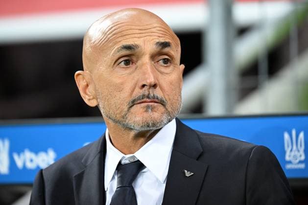 Leverkusen, Bayarena, 20 11 23, GER, Men, European Qualifiers, Ukraine Italy Picture Coach Luciano SPALETTI Italy Only for editorial use UEFA regulations prohibit any use of photographs as image sequences and or quasi video Nordrhein Westfalen Germany