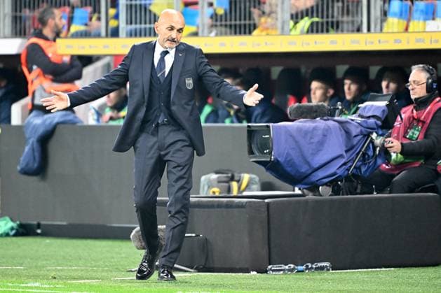 Leverkusen, Bayarena, 20 11 23, GER, Men, European Qualifiers, Ukraine Italy Picture Coach Luciano SPALETTI Italy Only for editorial use UEFA regulations prohibit any use of photographs as image sequences and or quasi video Nordrhein Westfalen Germany