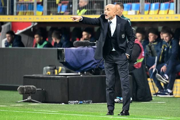 Leverkusen, Bayarena, 20 11 23, GER, Men, European Qualifiers, Ukraine Italy Picture Coach Luciano SPALETTI Italy Only for editorial use UEFA regulations prohibit any use of photographs as image sequences and or quasi video Nordrhein Westfalen Germany