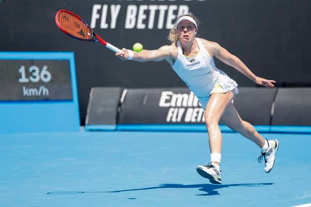 Anna Lena Friedsam Australian Open Qualifying Melbourne Park Melbourne Victoria Australia 09 01 2024 Copyright: xJuergenxHasenkopfx