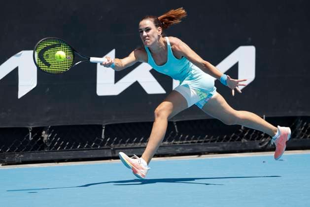 Nuria Parrizas Diaz Australian Open Qualifying Melbourne Park Melbourne Victoria Australia 09 01 2024 Copyright: xJuergenxHasenkopfx