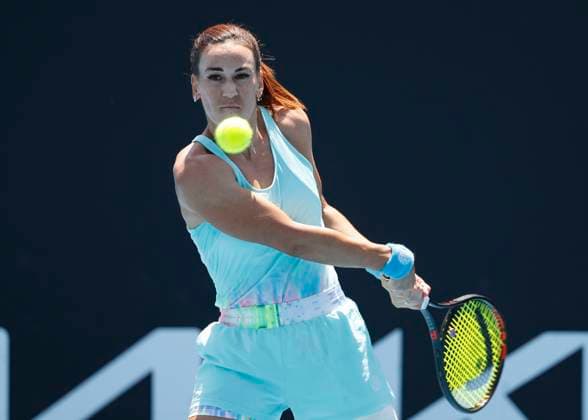 Nuria Parrizas Diaz Australian Open Qualifying Melbourne Park Melbourne Victoria Australia 09 01 2024 Copyright: xJuergenxHasenkopfx
