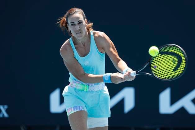 Nuria Parrizas Diaz Australian Open Qualifying Melbourne Park Melbourne Victoria Australia 09 01 2024 Copyright: xJuergenxHasenkopfx