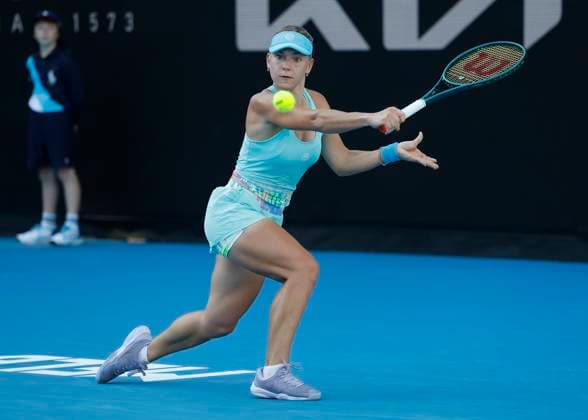 Maria Timofeeva Australian Open Qualifying Melbourne Park Melbourne Victoria Australia 10 01 2024 Copyright: xJuergenxHasenkopfx