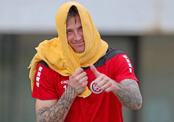 Soccer 2 Bundesliga training camp SV Wehen Wiesbaden 10 01 24, Franko Kovacevic,