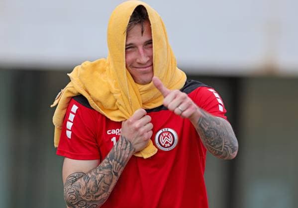 Soccer 2 Bundesliga training camp SV Wehen Wiesbaden 10 01 24, Franko Kovacevic,