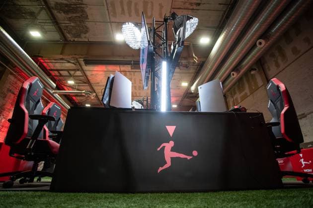 Virtual Bundesliga, North West Division, 10 01 2023 Game tables, with the logo of the Virtual Bundesliga Virtual Bundesliga, North West Division, 10 01 2023 VBL Club Championship Offline Matchday, January 9 10 Copyright: xBEAUTIFULxSPORTS Buriakovx