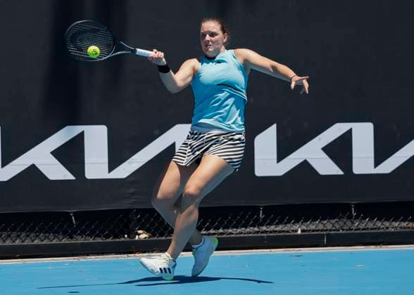 Jule Niemeier Australian Open Qualifying Melbourne Park Melbourne Victoria Australia 10 01 2024 Copyright: xJuergenxHasenkopfx