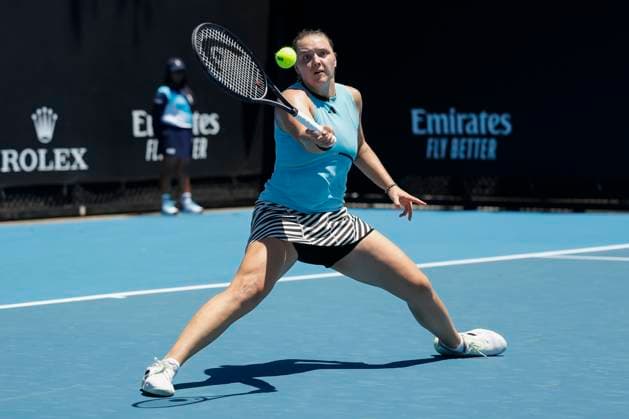 Jule Niemeier Australian Open Qualifying Melbourne Park Melbourne Victoria Australia 10 01 2024 Copyright: xJuergenxHasenkopfx