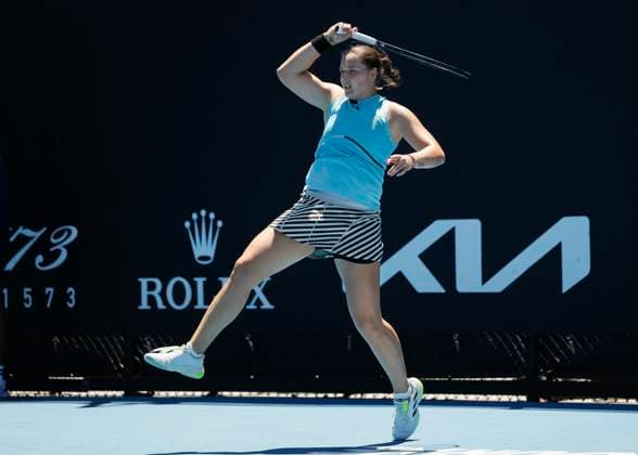 Jule Niemeier Australian Open Qualifying Melbourne Park Melbourne Victoria Australia 10 01 2024 Copyright: xJuergenxHasenkopfx