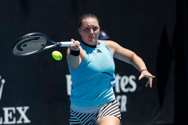 Jule Niemeier Australian Open Qualifying Melbourne Park Melbourne Victoria Australia 10 01 2024 Copyright: xJuergenxHasenkopfx