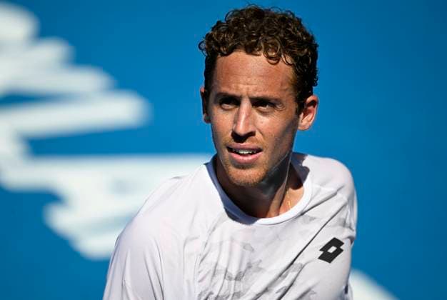 11th January 2024: Auckland, New Zealand: Spain s Roberto Carballes Baena during his quarter final singles match at the ASB Classic tennis tournament in Auckland, New Zealand.  ActionPlus12596150 AndrewxCornaga